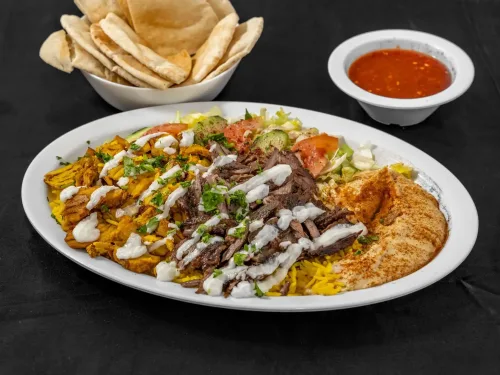 Shawarma Portion Plate