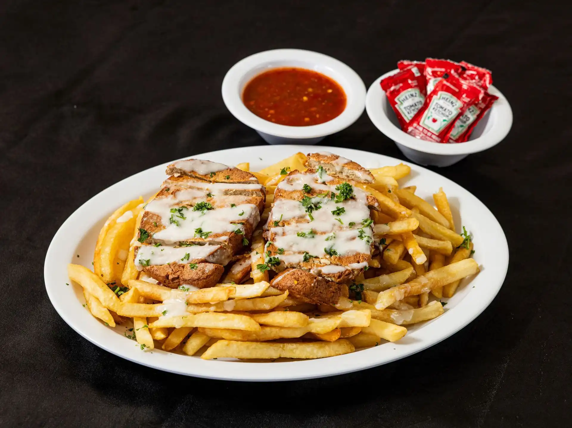 Vegan Cream Chop Fries