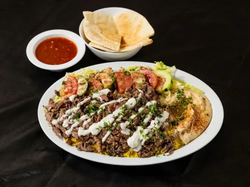 Beef Shawarma plate