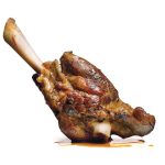 Side of Lamb Shank at Shawarma House SD — side portion of slow-braised halal lamb shank, fall-off-bone tender — Iraqi-Me